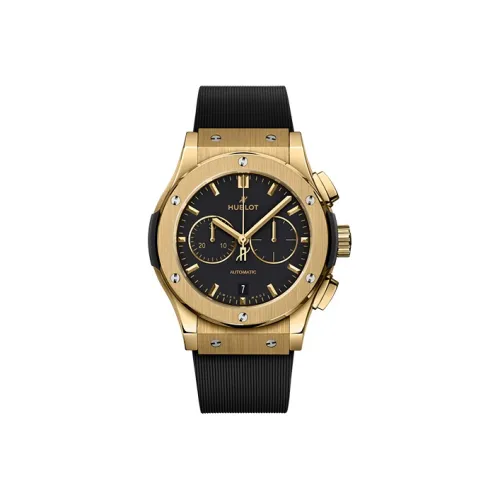 HUBLOT Автоматический Механический Механизм Мужские Классические Фьюжн Часы 42 мм Черные