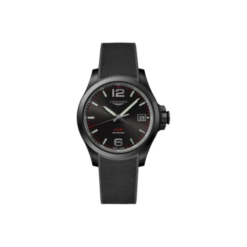 LONGINES Comcast V.H.P Series Кварцевый механизм Мужские часы Черный циферблат