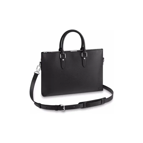 LOUIS VUITTON Холст с кожей Доска для ноутбука Сумка Сумка через плечо Сумка через плечо Мужская Черная