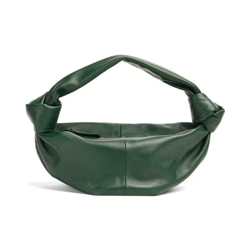 Bottega Veneta Knot Корова Кожа Сумка Клатч Мини Женская Темно-Зеленая