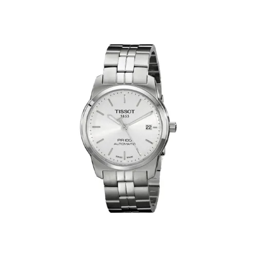 TISSOT Автоматический Механический Механизм Мужские Часы из Коллекции PR100 Белые