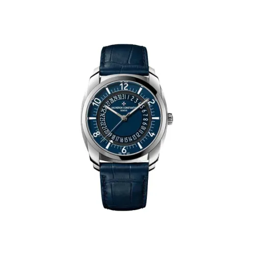 VACHERON CONSTANTIN Автоматический Механический Механизм Мужские Часы Querelle Collection QUAI DE L'ILE 41mm*50,3mm Синий