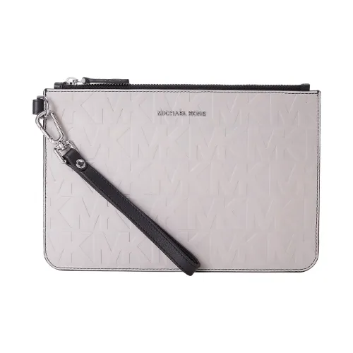 MICHAEL KORS Кожа Кошелек Клатч Средний Мужской Серый