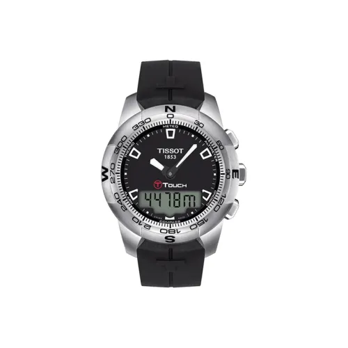 Tissot Quartz Механизм Мужские Часы серии Tengzhi Infinite 43,3мм*42,7мм*14,6мм Черные