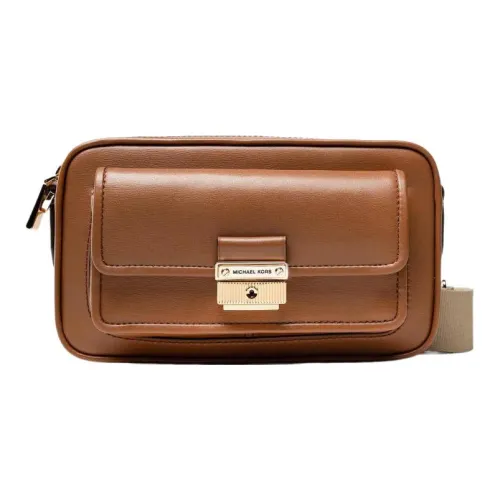 MICHAEL KORS Bradshaw Кожа Сумка через плечо Женская Карамельный Коричневый