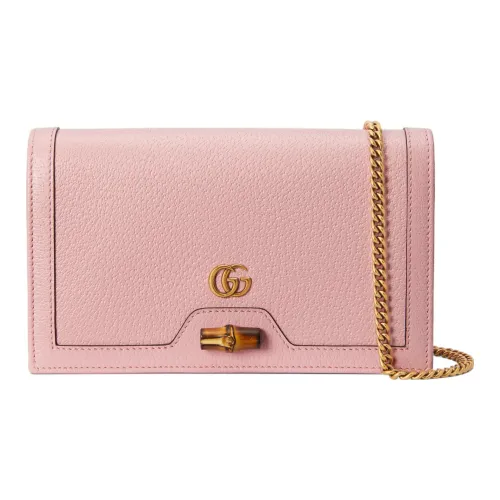 GUCCI Кожа Сумка через плечо Женская Розовая