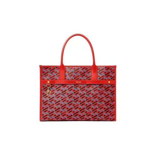 VERSACE ПУ (полиуретан) Сумка-тоут Сумка для покупок Сумка через плечо Женская Красная
