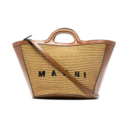 MARNI Raffia Сумка Стандартная Женская Тканевая Вязаная Тон