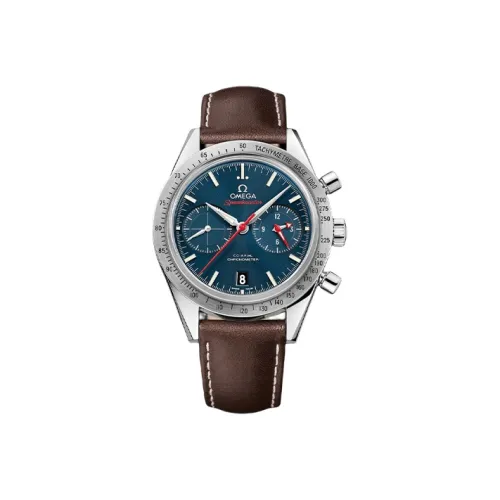 OMEGA Speedmaster Collection Автоматический Механический Часы Мужские 41,5 мм Синий Циферблат