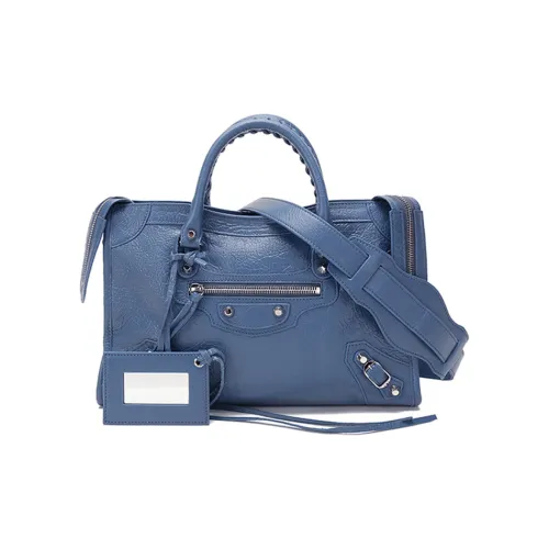 Balenciaga Кожа Сумка через плечо Сумка на плечо Сумка Женская Джинсовый синий