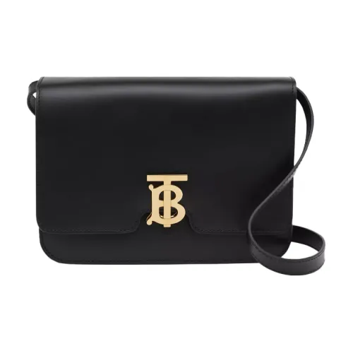 Burberry Сумка через плечо из коровьей кожи женская черная
