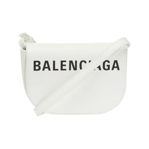 Balenciaga Кожа Седло Сумка Сумка через плечо Стандартная Унисекс Белый