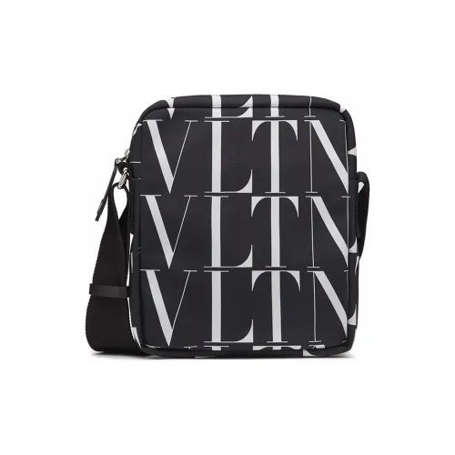 Valentino TIMES Нейлоновая Сумка через плечо Мужская Черная