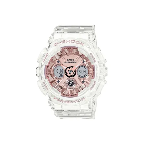 Г SHOCK Кварцевый механизм Смола Ремешок Часы Женские Часы Золотистый циферблат