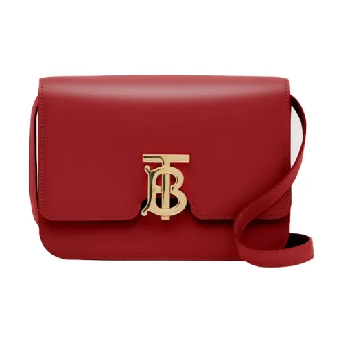 Burberry Корова Кожа Замковая Сумка через плечо Женская Красная