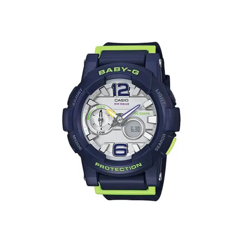 CASIO Малыш G Theme Collection Кварцевый механизм Смольный ремешок Часы Женские Часы Синий циферблат