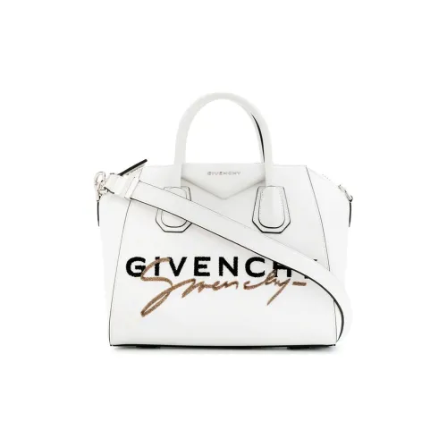 Givenchy Antigona Коровья кожа Сумка на одно плечо Женская Белая