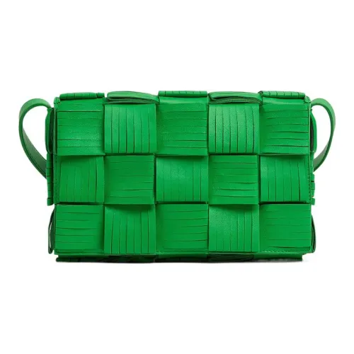 Bottega Veneta CASSETTE подушка сумка овчина плечо сумка женская зеленая