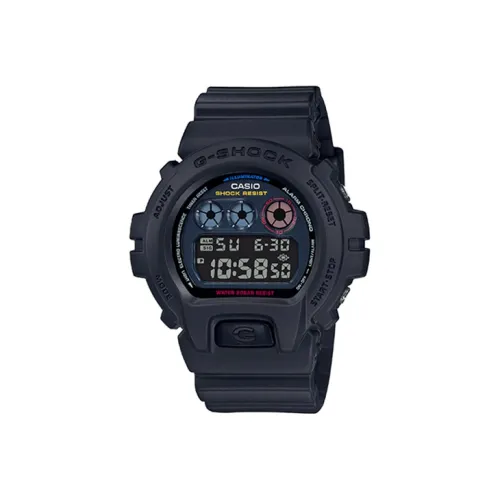 CASIO SQUAD Series G SHOCK Collection Кварцевый механизм Часы Мужские Черный циферблат DW 6900BMC 1D
