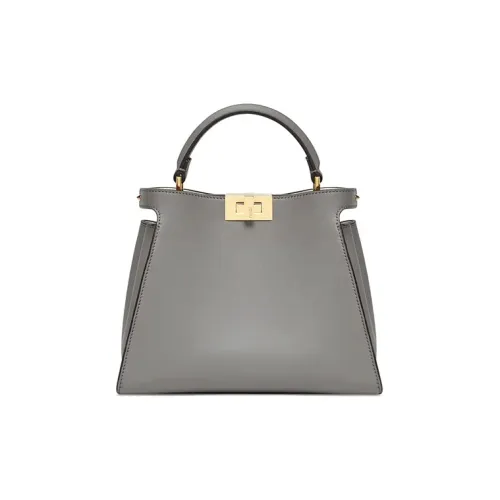 FENDI Peekaboo Сумка через плечо из телячьей кожи сумка женская серый