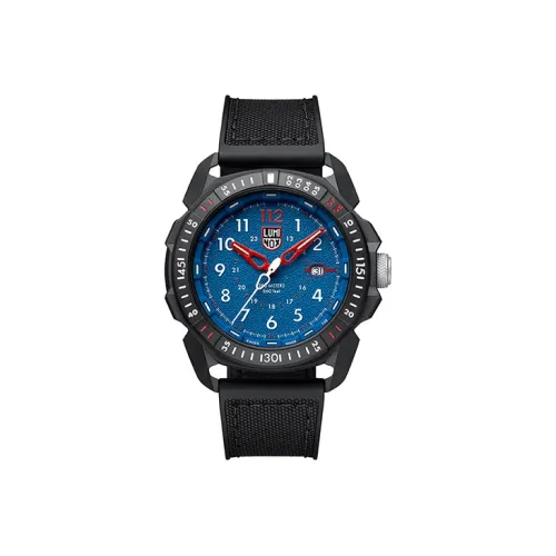 LUMINOX Кварцевый механизм Мужские часы Часы 36 мм Синий циферблат CARBONOX™ Корпус Часы Резиновый ремешок