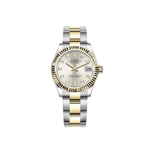 ROLEX Log Series Автоматический Механический Механизм Женские Часы 31 мм Серебристый Циферблат Оистерстил Корпус Оистерстил Ремешок