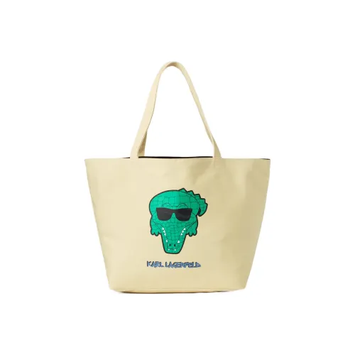 Karl Lagerfeld Холст Плечевая сумка Женская Белая