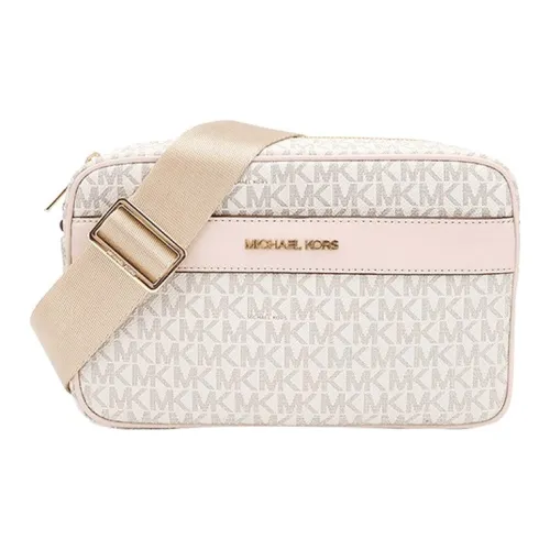 MICHAEL KORS Jet Set Сумки через плечо из искусственной кожи Женские Белые и Розовые