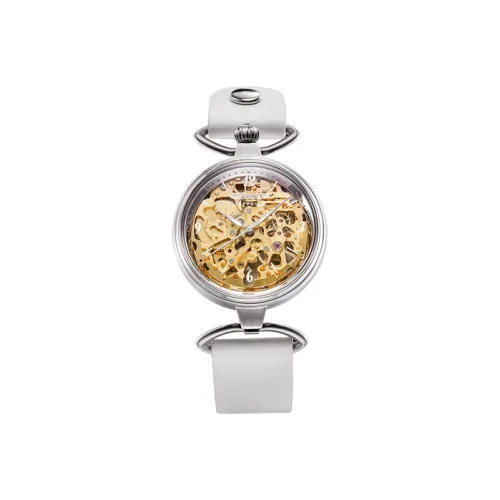 ZEPPELIN Автоматический Механический Movement Женские Air Princess Collection Часы 34 мм Желтые