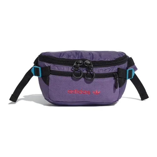 Adidas Originals Полиэстер Сумка через плечо Слинг-сумка Сумка на пояс Стандартная Унисекс Фиолетовая