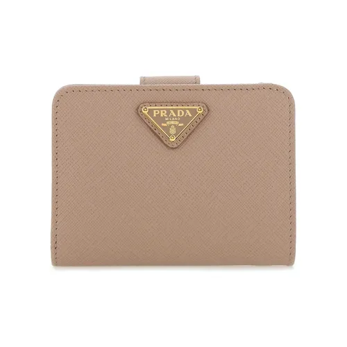 PRADA Saffiano кожа кошелек женский цвет телесный