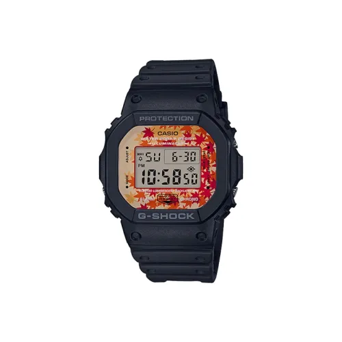 CASIO Kyo MOMIJI COLOR Collection Кварцевый механизм Часы Мужские Многоцветный Циферблат часов DW 5600TAL 1