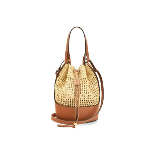 LOEWE Совместное издание Воздушный шар из волокна рафии с коровьей кожей