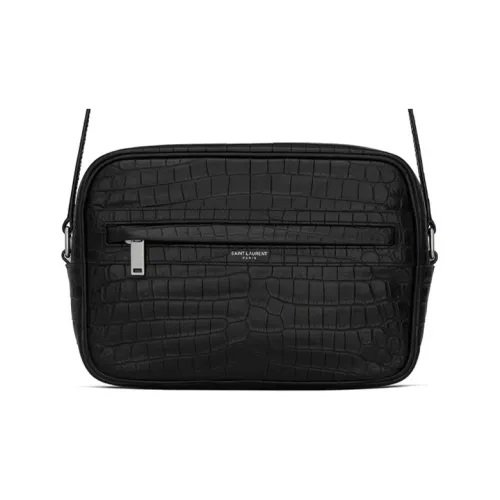 SAINT LAURENT Кожа Camera Сумка Сумка через плечо Сумка на плечо Мужская Черная