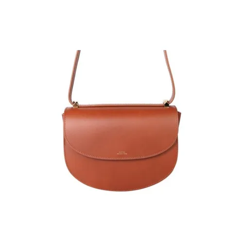A.P.C Кожа Сумка через плечо Женская Коричневая