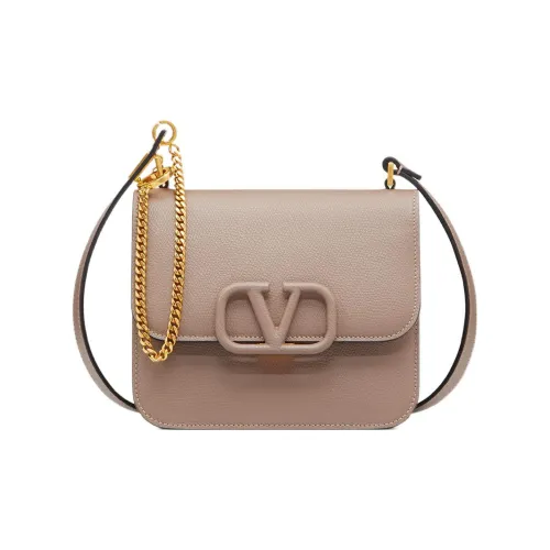 Valentino Сумка через плечо из коровьей кожи Маленькая Женская Нюдово-розовая