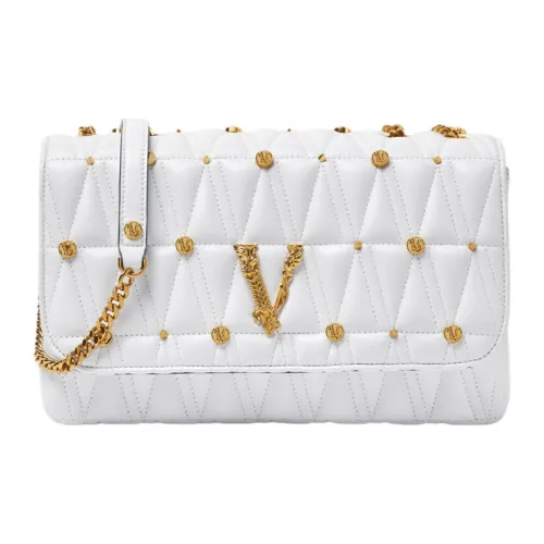 VERSACE Кожа Сумка через плечо Женская Белая