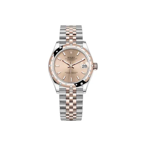 ROLEX Автоматический Механический Movement Женские часы Log Series 31 мм Розовый