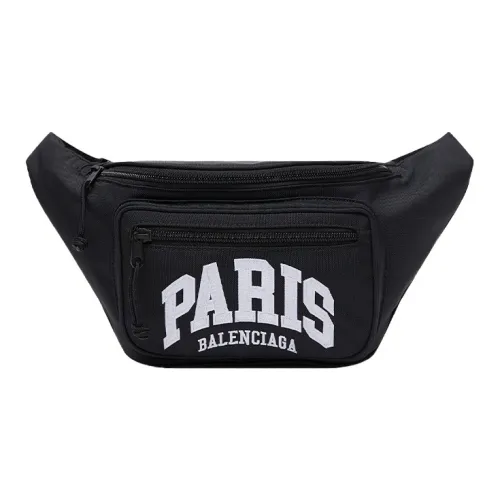 Balenciaga Переработанный нейлон бананка стандартный мужской черный