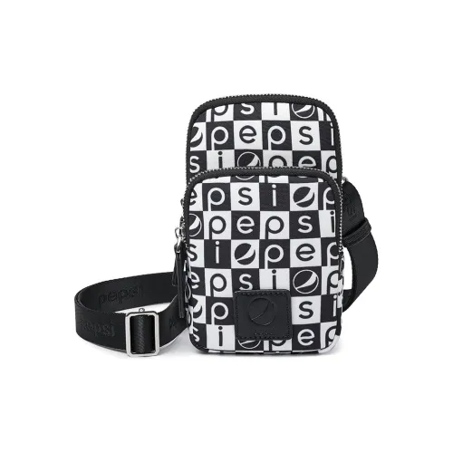 Pepsi Нейлон Чехол для телефона Большой Унисекс Черный Белый