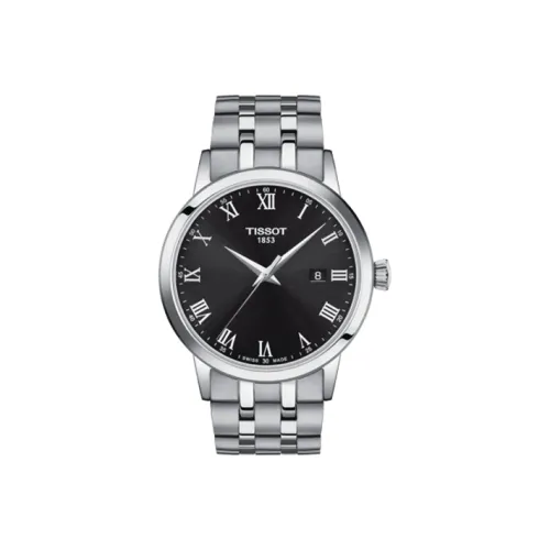 TISSOT Quartz Механизм Мужские Часы серии Mengyuan 42 мм Черные