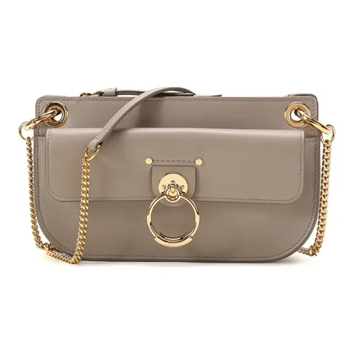 Chloe Chloé сумки Коровья кожа Плечевая сумка Женская Песочно-серый