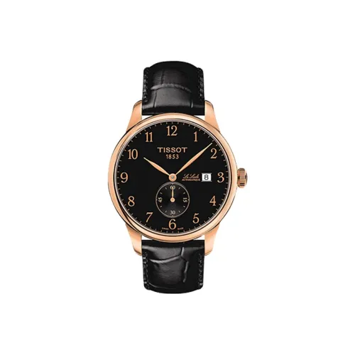 TISSOT Mechanical Механизм Мужские Часы Le Locle Collection 39,3 мм Черные