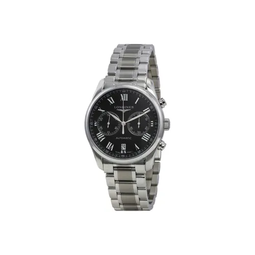 Longines Master Collection Автоматический Механический Часы Мужские Черный Циферблат