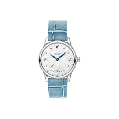 MONTBLANC Автоматический Механический Механизм Женские Часы 34 мм Жемчужная Раковина Циферблат