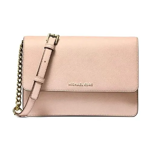 MICHAEL KORS Кожа Конверт Сумка Сумка через плечо Женская Молочно-чайная Пудра