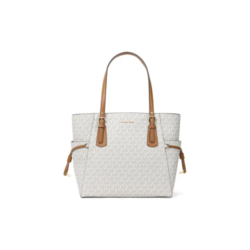 MICHAEL KORS Кожа Тоут Сумка Сумка для покупок Сумка на плечо Средний Женская Ванильный белый