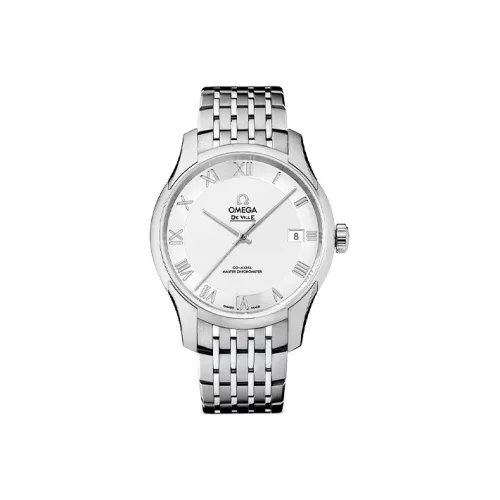 OMEGA Автоматический Механический Часы Мужские Saucer Fly Series HOUR VISION 41 мм Серебряные