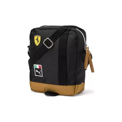 PUMA Ferrari Коллаборация Ткань Сумка через плечо Стандартная Унисекс Черная