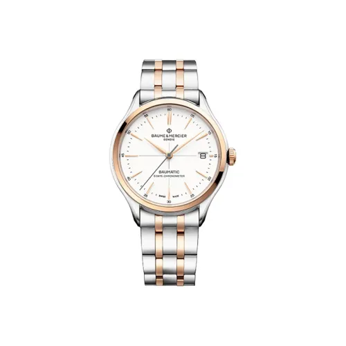 Baume & Mercier Автоматический Механический Механизм Мужские Часы Creighton Collection 40 мм Белые